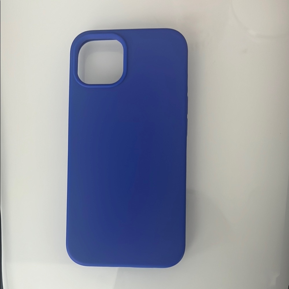 Blue Silicone Phone Case